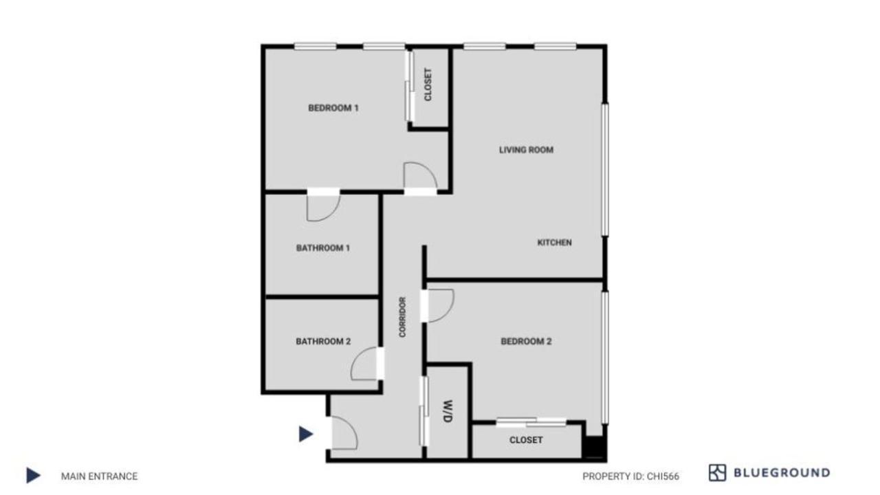 Lincoln Park 2br W Lounge Roof Gym Nr Depaul Chi-566 Apartment Chicago